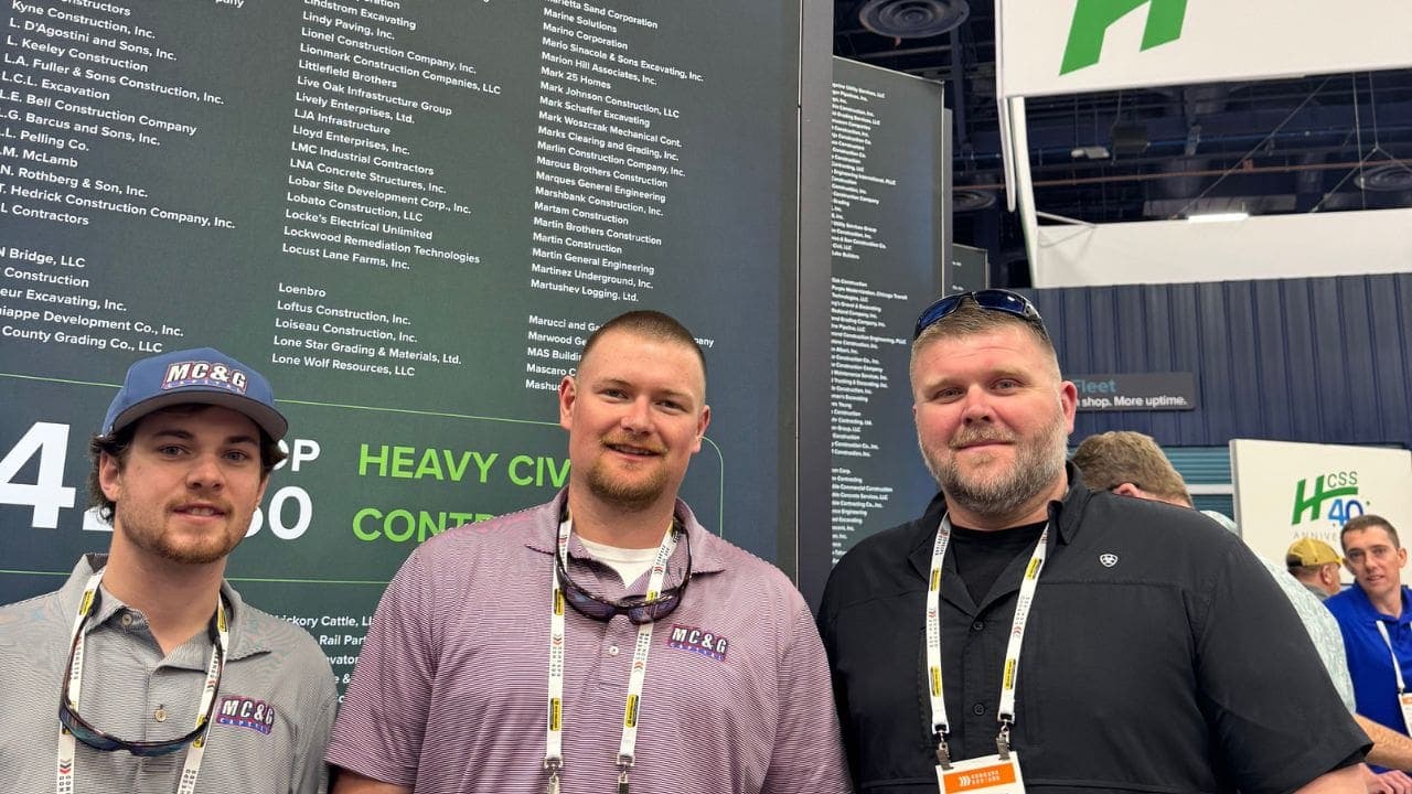 Marks Clearing & Grading equipment team scouts new machines at CONEXPO-CON/AGG