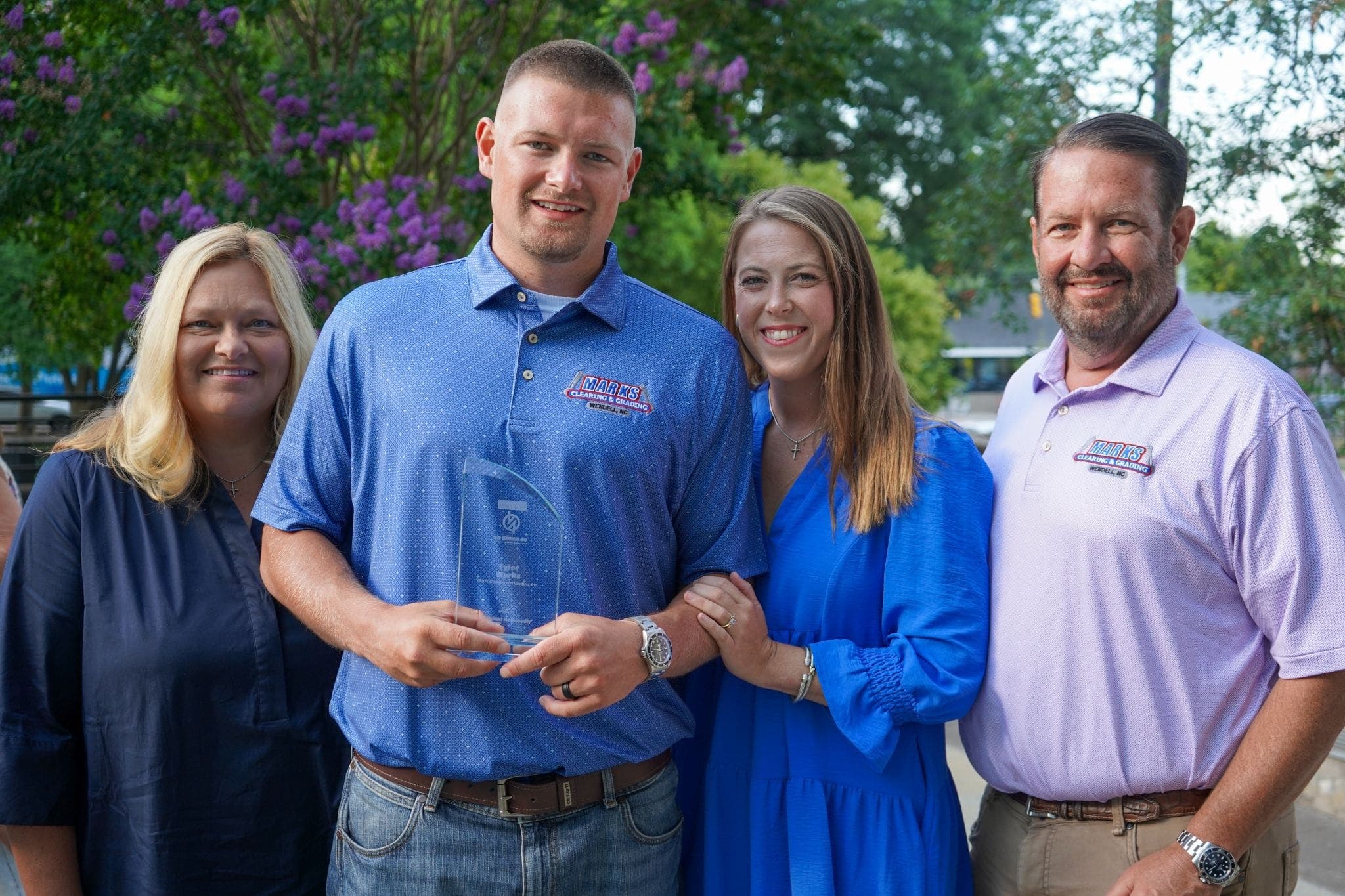 Marks Clearing & Grading marks Tyler Marks' 40 Under 40 recognition